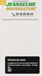 Mobile Screenshot of jeanselme-motoculture.fr